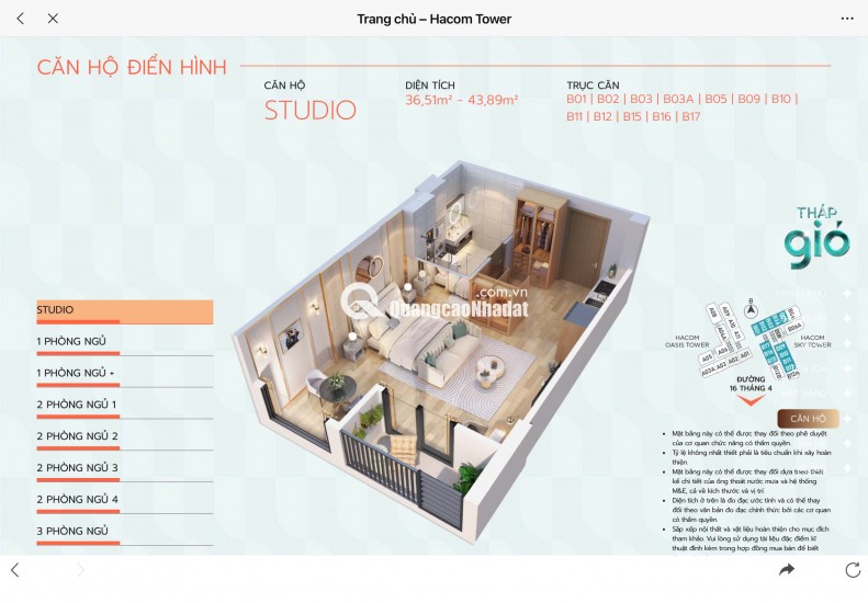 CƠ HỘI ĐẦU TƯ HACOM TOWER - CHÍNH SÁCH 