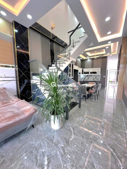 Nhà đẹp xây mới – An cư lạc nghiệp tại Bến Lức – Gần UBND, trường học