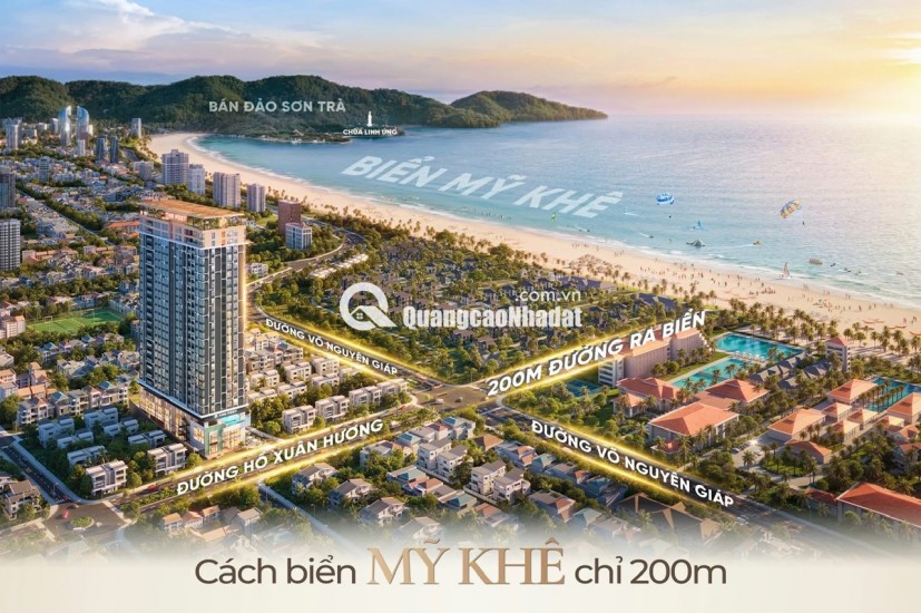 Căn hộ cao cấp, dòng tiền 20-25 triệu/tháng, cách biển 200m, bên cạnh phố tây An Thượng