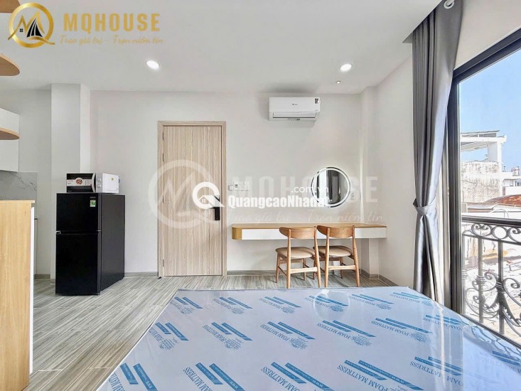 CHO THUÊ CĂN HỘ DỊCH VỤ MINI 199/57 LÊ QUANG ĐỊNH, 30M2 CHỈ 8TR/TH. LH:0346614990.