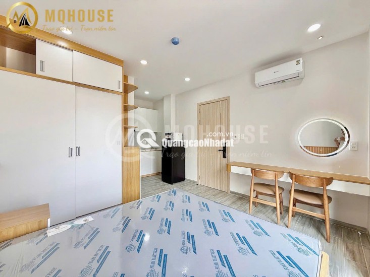 CHO THUÊ CĂN HỘ DỊCH VỤ MINI 199/57 LÊ QUANG ĐỊNH, 30M2 CHỈ 8TR/TH. LH:0346614990.