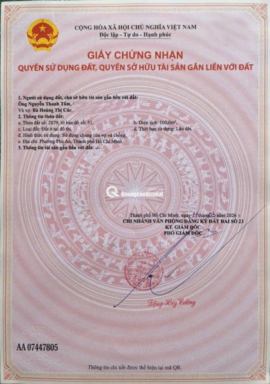 BÁN NHÀ ĐẤT KDC TÂN AN (PHÚ AN), THỦ DẦU MỘT, BÌNH DƯƠNG – CHỈ 2 TỶ NHỈNH