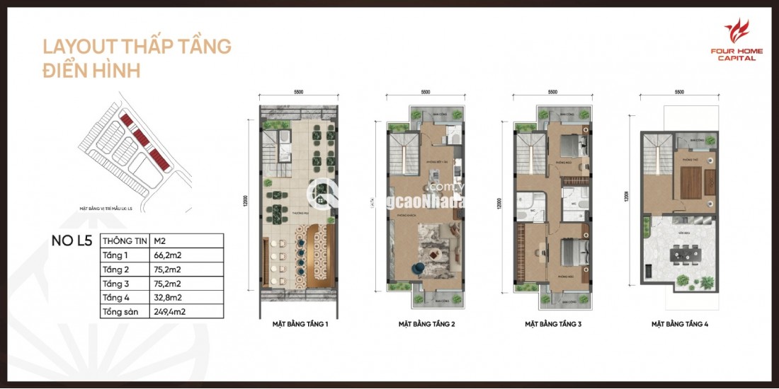 BÁN BIỆT THỰ, LIỀN KỀ TẠI 54 TỐ HỮU GIAI ĐOẠN 1 GIÁ TỐT, ĐƯỢC ƯU TIÊN CHỌN VỊ TRÍ ĐẸP