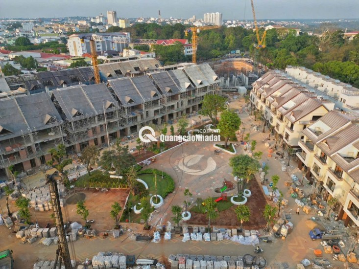  Bán shophouse Ecopalace ĐakLak 2 mặt tiền trục chính dự án, đối diện công viên, 5 tầng, 368m², giá hơn 18 tỷ
