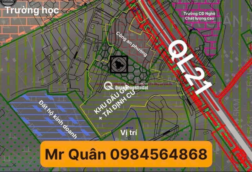 Đất ở gần trường học trung tâm hành chính và chợ!!!