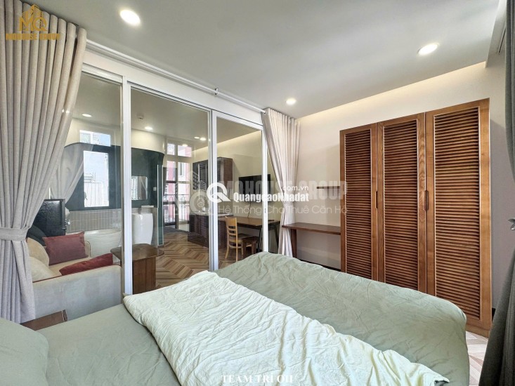 CHO THUÊ CĂN HỘ CAO CẤP , GẦN VÒNG XOAY HÀNG XANH, 55M2 CHỈ 13TR/TH. LH:0982048459.