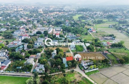 Lô đất 120.1m2 full thổ tại Đồng Trạng, Hòa Lạc mặt tiền 9,25m. Đường thông ôtô tránh. Chỉ 33tr/m2