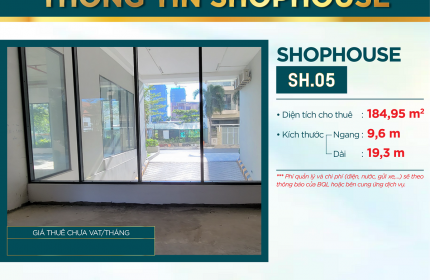 Thuê Shophouse De Capella Quận 2 mở Trung tâm giáo dục, đào tạo