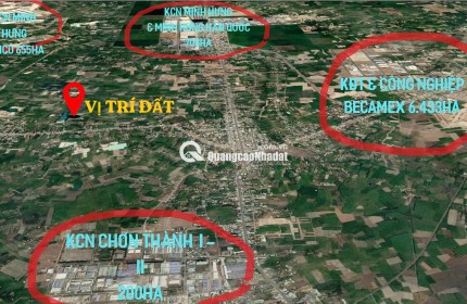 Đất đẹp xây nhà xung quanh đầy đủ tiện ích ngay trung tâm Chơn Thành