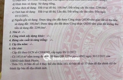 BÁN ĐẤT CHÍNH CHỦ 2400M2 TẠI TP ĐỒNG XOÀI CHỈ 16 TỶ 750 TRIỆU. LH:0977088568.