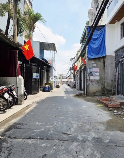 BÁN NHÀ 4 TẦNG, SÁT QUẬN 6 - TÂN PHÚ, HẺM 8M, GẦN TỈNH LỘ 10, 54 M² (4X14), 5.X TỶ.