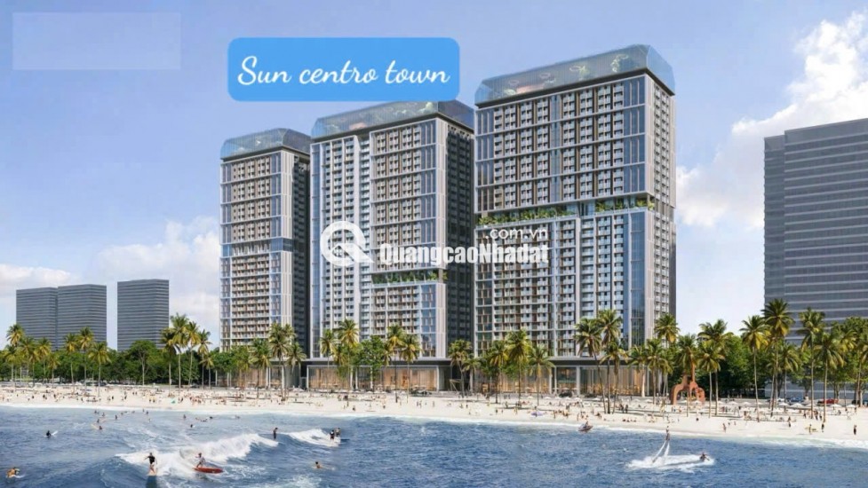 900 TRIỆU – SỞ HỮU NGAY CĂN HỘ 2PN VIEW BIỂN - SUN CENTRO TOWN
