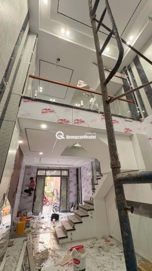BÁN NHÀ 4 TẦNG FULL NỘI THẤT, BÌNH TÂN, HẺM 6M, GẦN TỈNH LỘ 10, 50,6 M² (4,25X12), 5.X TỶ