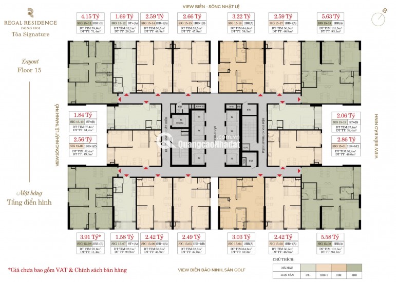 CHUYỂN NHƯỢNG CĂN HỘ STUDIO – REGAL RESIDENCE (TÒA SIGNATURE)