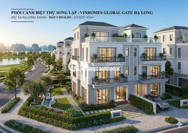 Biệt thự 162m2, 4 tầng, 12PN, sổ đỏ, QL18, Hạ Long - 15 tỷ