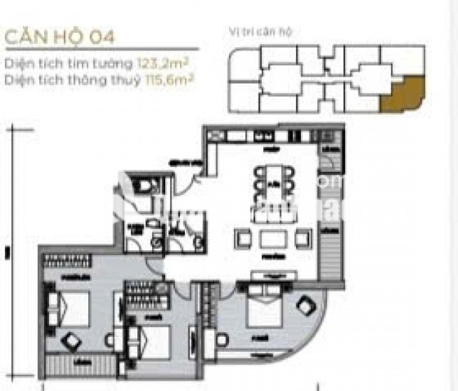 BÁN CHCC VINHOMES GOLDEN RIVER PHƯỜNG SÀI GÒN, 121M2 (3PN) CHỈ 28 TỶ. LH:0906322053 – 0907478048.