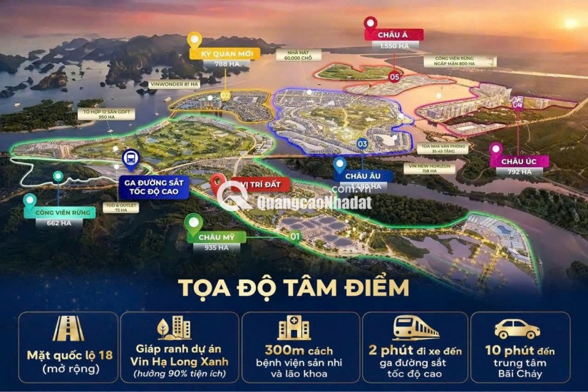  ĐẤT ĐẠI YÊN NẰM SÁT QL18 BỪNG SÁNG CÙNG DỰ ÁN TỶ ĐÔ VIN HẠ LONG XANH GIÁ CHỈ BẰNG 1/3