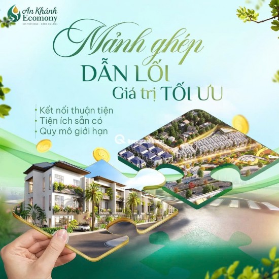 Liền kề 2 mặt tiền. Dự án đang hót nhất phía bắc An Khánh - Hà Nội ( Ecomony giá bán 15 tỷ )