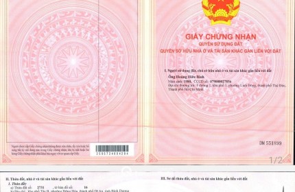BÁN BIỆT THỰ MINI ĐÔNG HÒA - DĨ AN