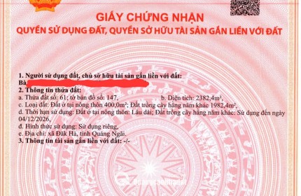  Đất Xịn Kon Tum, Sẵn Sàng Cho Nhà Đầu Tư Chốt Lời! 