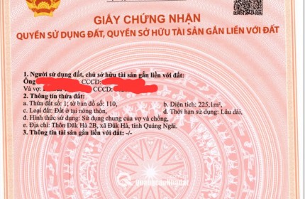 Ngộp thở với lô đất VÀNG tại trung tâm, Đăk Hà đây ạ!