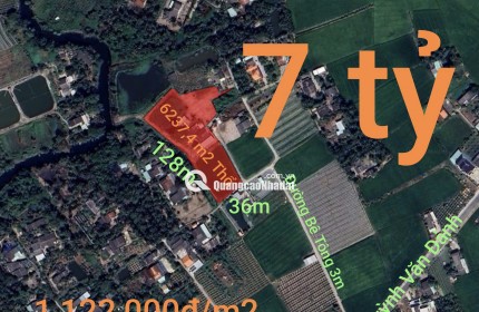 Bán đất thổ xã Vàm Cỏ gần Quốc Lộ 50B giá 7 tỷ