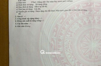 Vị trí độc tôn, không đụng hàng ngay tại trung tâm Đắk Hà, Kon Tum