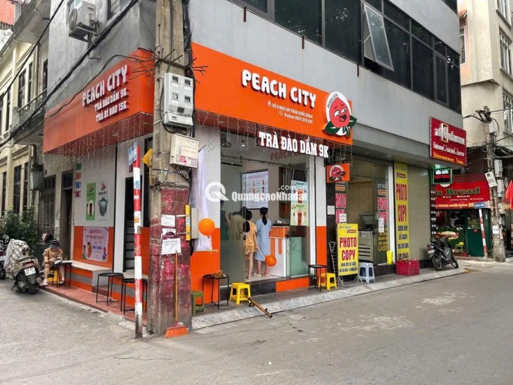 SANG NHƯỢNG 2 CỬA HÀNG TRÀ ĐÀO DẦM PEACH CITY – VỊ TRÍ KINH DOANH CỰC ĐẸP