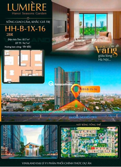  SIÊU PHẨM 2PN VIEW NỘI KHU HOT NHẤT HANOI SEASONS GARDEN CAO XÀ LÁ