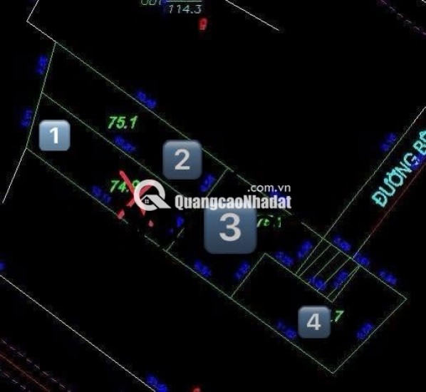 Bán 4 lô K82/22 Nguyễn Lương Bằng - trục thông Hoàng Thị Loan
