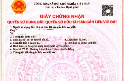 Bán 4 lô K82/22 Nguyễn Lương Bằng - trục thông Hoàng Thị Loan