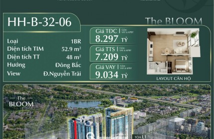  MỞ BÁN CĂN 1PN VIEW ĐƯỜNG NGUYỄN TRÃI TẠI MASTERISE CAO XÀ LÁ 