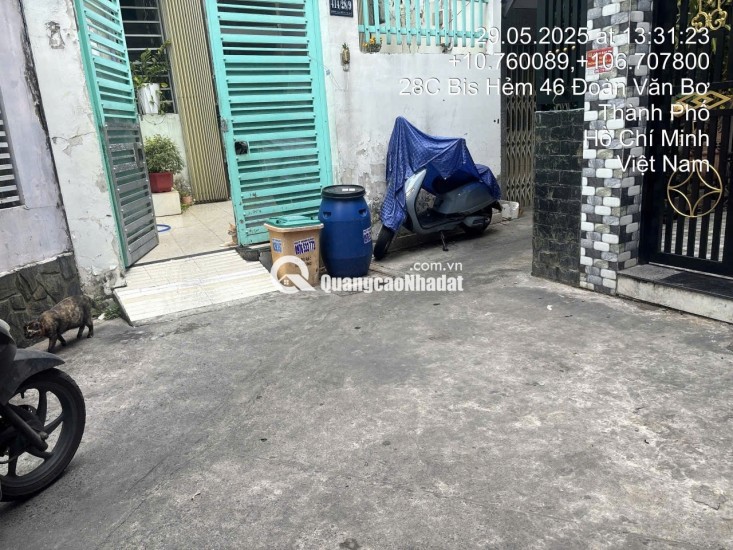 Bán nhà 414/28/9 Đoàn Văn Bơ, P.Khánh Hội, TPHCM. 99m2 SHR chỉ 9.8 tỷ. Lh: 0917873287