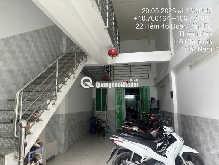 Bán nhà 414/28/9 Đoàn Văn Bơ, P.Khánh Hội, TPHCM. 99m2 SHR chỉ 9.8 tỷ. Lh: 0917873287