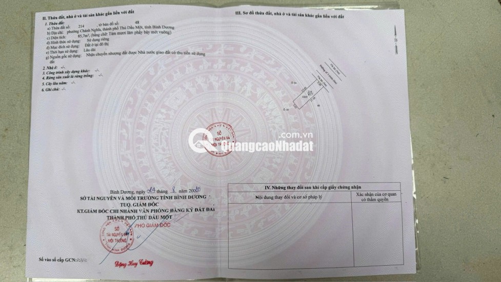 ĐẤT VỊ TRÍ SIÊU ĐẸP CHÁNH NGHĨA CENTER – 