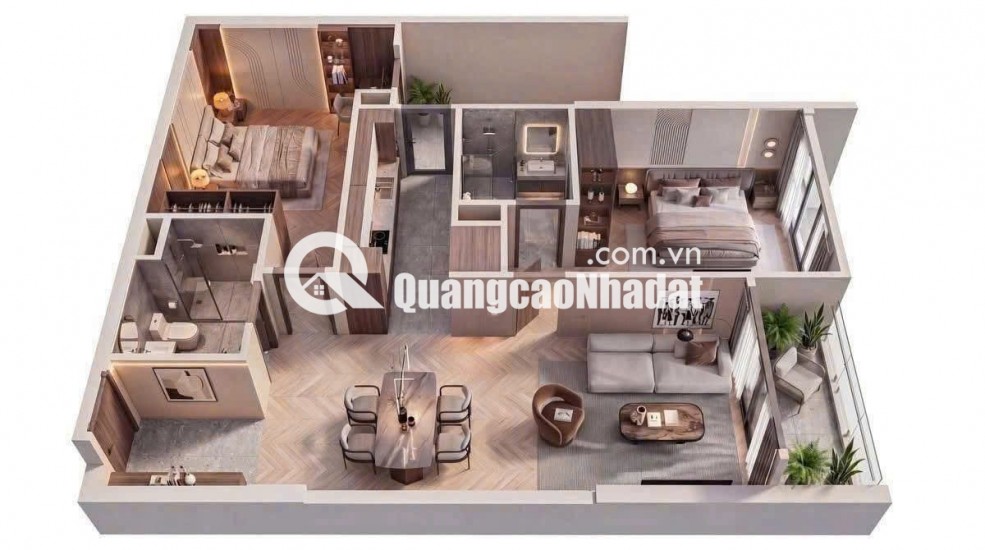 Chỉ 7.9 tỷ~ 76tr/m2, mua đứt căn hộ 3N cao cấp 103m2, mặt phố Quang Trung Hà Đông, cách ga Metro Văn Khê 2ph di chuyển.