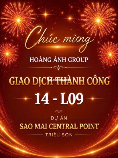 BÁN ĐẤT NỀN SAO MAI TRIỆU SƠN . LH:0829102989.....