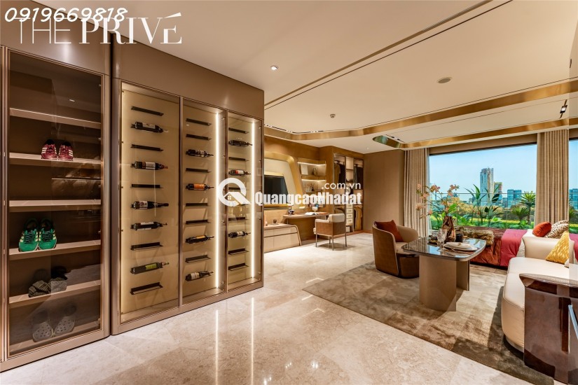 The Prive căn hộ hạng sang ba mặt giáp sông  trung tâm quận 2 chỉ 10% ký hợp đồng mua bán căn 1 phòng ngủ duy nhất