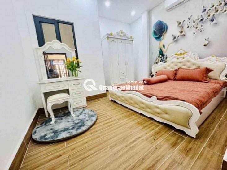 BÁN NHÀ PHẠM VĂN CHIÊU – HẺM XE HƠI – 4 TẦNG – FULL NỘI THẤT