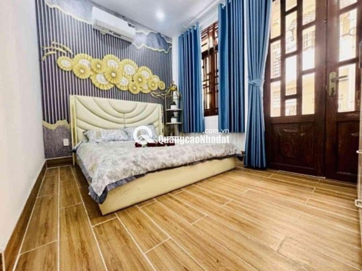 BÁN NHÀ PHẠM VĂN CHIÊU – HẺM XE HƠI – 4 TẦNG – FULL NỘI THẤT