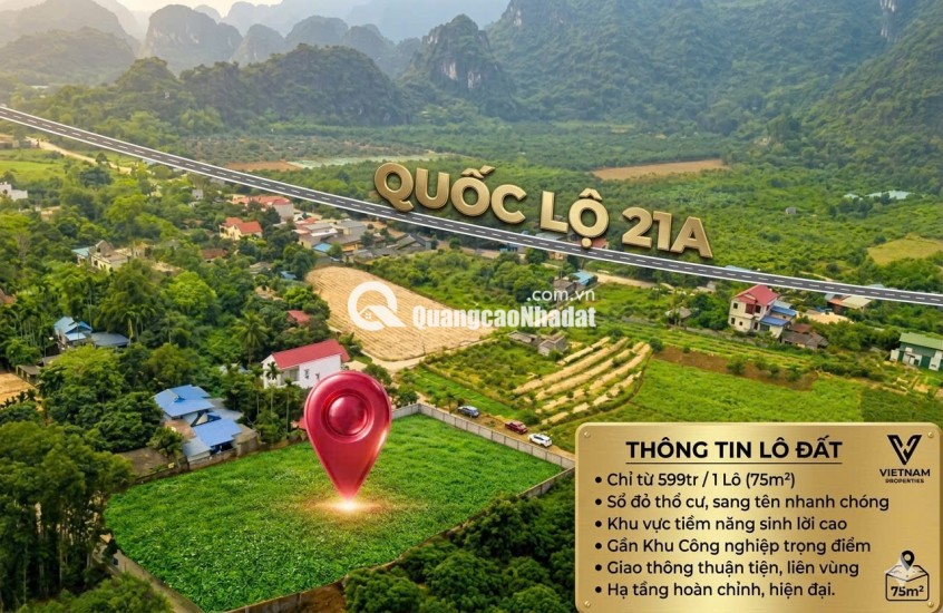Nhanh Tay sở hữu ngay lô đất gần KCN Thanh Hà quy mô 282ha
