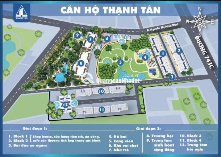 Căn hộ view hồ bơi gần làng đại học, khu công nghiệp