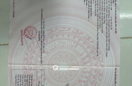 BÁN ĐẤT 3 CÔNG ĐẤT XÃ MỸ HOÀ HƯNG, TP LONG XUYÊN SHR CHỈ 750 TRIỆU. LH:0977226448