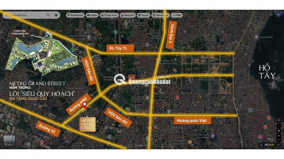 Metro Grand Sreet Mỹ Đình, nhà phố 2 mặt tiền tại trung tâm Mỹ Đình