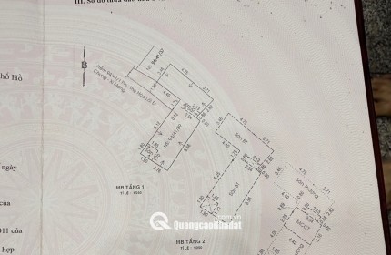NHÀ PHỐ PHÚ THỌ HÒA | 68,4M² | 2 TẦNG + SÂN THƯỢNG | 184,9M² SÀN