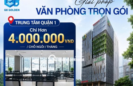 CHỈ TỪ 4 TRIỆU/THÁNG – SỞ HỮU VĂN PHÒNG HẠNG A, VIEW TRIỆU ĐÔ NGAY TRUNG TÂM QUẬN 1