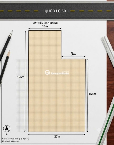 CHO THUÊ 5000M2 MẶT TIỀN QL50 LÀM BÃI XE NHÀ XƯỞNG KHO LẠNH 0901651234.