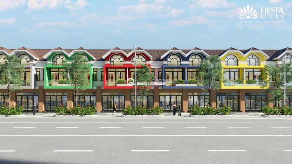  FIESTA CENTRAL BÌNH DƯƠNG –0987663865 SHOPHOUSE 2 MẶT TIỀN, 4,6 TỶ CĂN VỪA Ở VỪA KINH DOANH