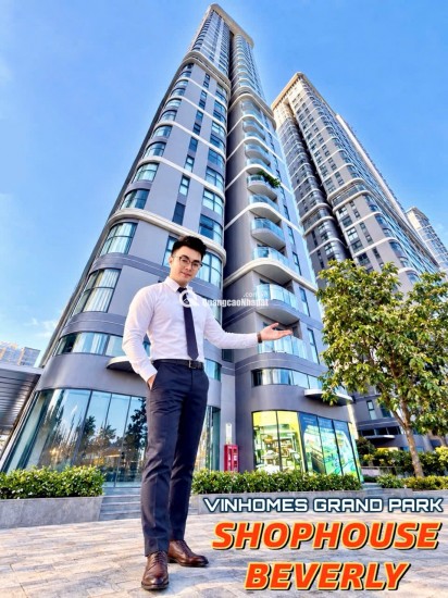 SHOPHOUSE BEVERLY – KHÔNG GIAN KINH DOANH TRỞ THÀNH TUYÊN NGÔN THƯƠNG HIỆU