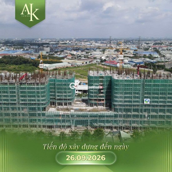 Cập nhật tiến độ A&K Tower đã lên tới tầng 12, đang giữ chỗ dợt mới: 1 tỷ 690/ căn (chưa trừ ưu đãi)